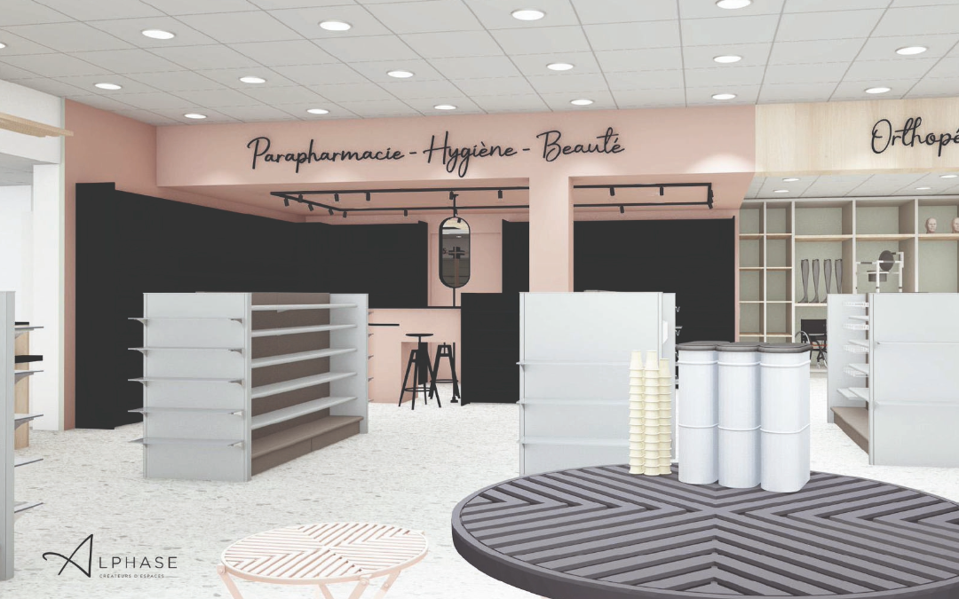 Création de la Pharmacie de Mondragon (84) : un projet global d’agencement sur mesure